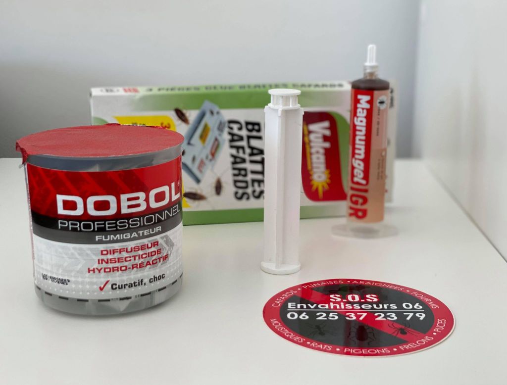 Produits Anti-Cafards à menton, Nice Monaco, Antibes, Cannes, Eze, Beaulieu-sur-Mer avec la société SOS ENVAHISSEURS 06